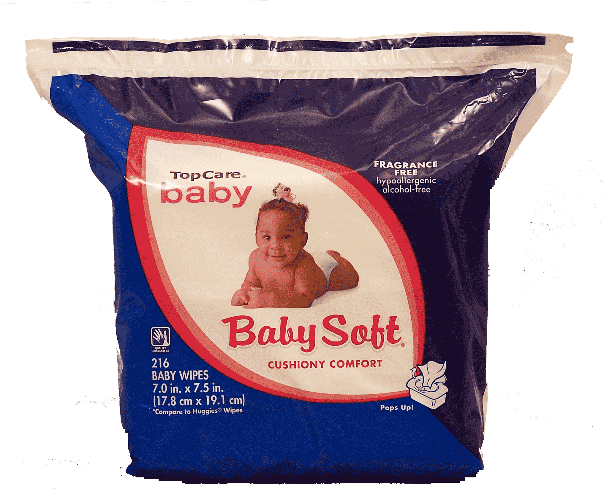 Top Care Baby Soft baby wipes, fragrance free, hypoallergenic, alcohol-free Full-Size Picture